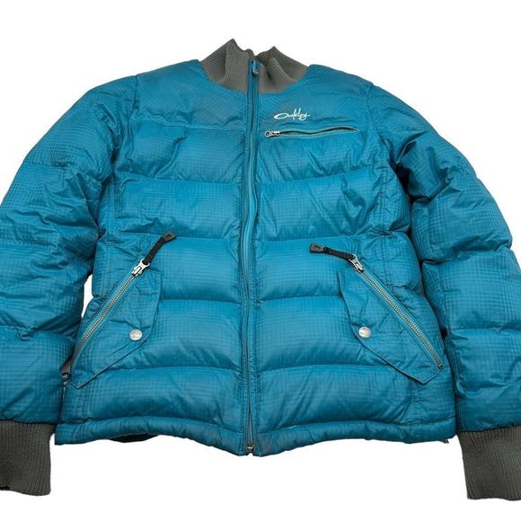 Oakley Software Womens Small Duck Down Puffer Jacket Coat Ski Snowboard Winter
